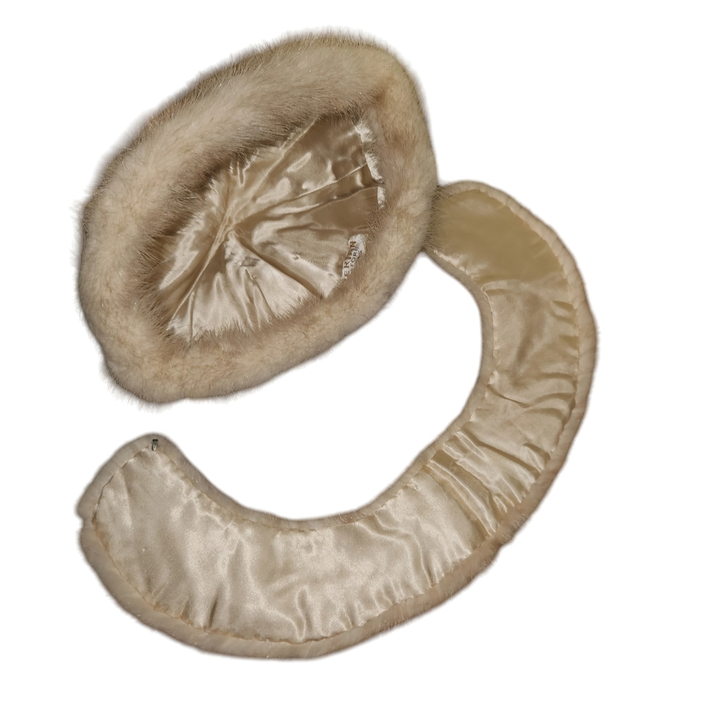 Vintage Mink Hat and Collar - Picture 3 of 7